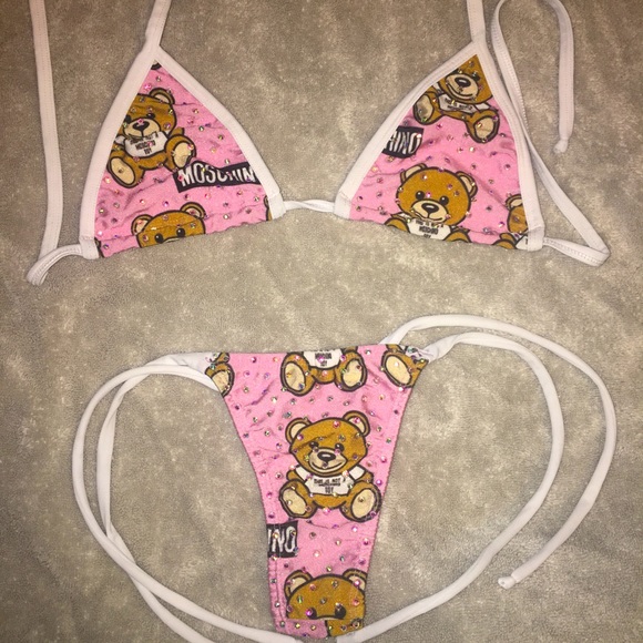 🌸Pink & White Moschino Dancewear Outfit🌸 - Picture 1 of 6